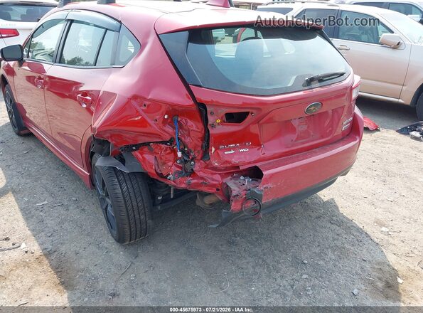 4S3GTAM67K3724537 2019 SUBARU IMPREZA Red Вид спереду