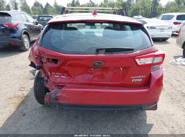 4S3GTAM67K3724537 2019 SUBARU IMPREZA Red 