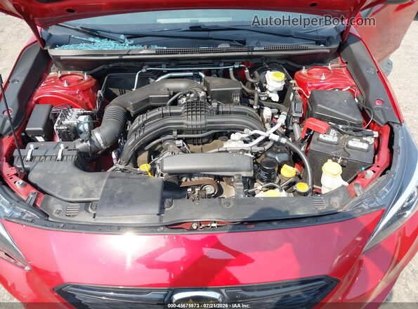 4S3GTAM67K3724537 2019 SUBARU IMPREZA Red Вид ззаду