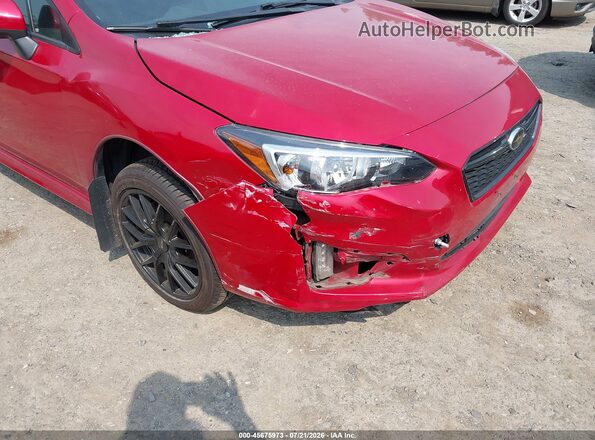 4S3GTAM67K3724537 2019 SUBARU IMPREZA Red 
