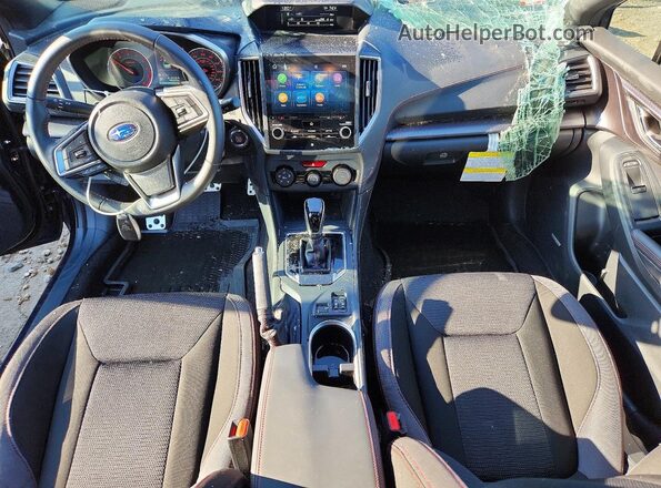 4S3GTAM68K3734820 2019 SUBARU IMPREZA Синий Вид панели приборов