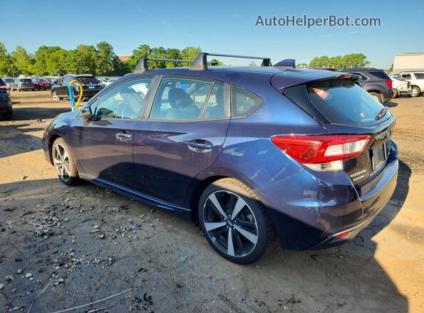 4S3GTAM68K3734820 2019 SUBARU IMPREZA Синий Задняя левая четверть
