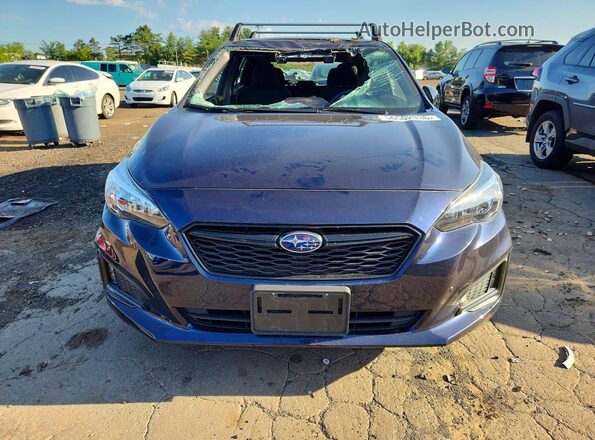 4S3GTAM68K3734820 2019 SUBARU IMPREZA Синий Вид спереди