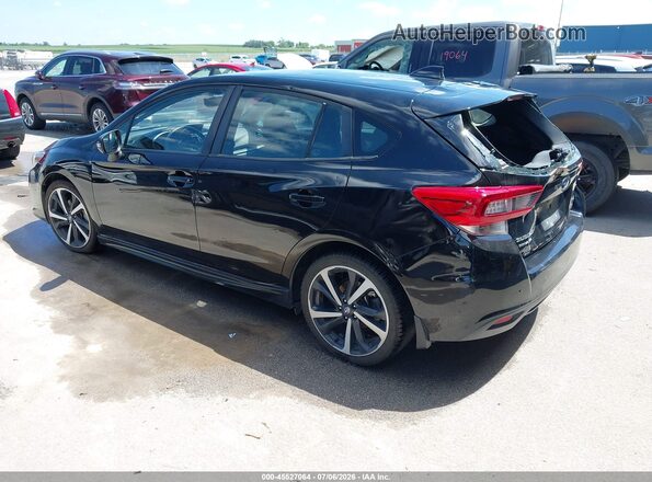 4S3GTAM69L3720376 2020 SUBARU IMPREZA Black Задня ліва чверть