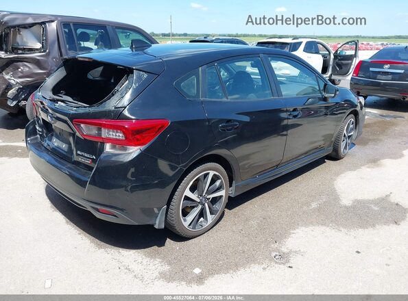 4S3GTAM69L3720376 2020 SUBARU IMPREZA Black Задня права чверть