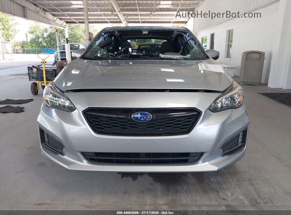 4S3GTAM6XH3742135 2017 SUBARU IMPREZA Silver უკანა სალონის ხედი