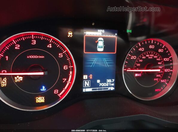 4S3GTAM6XH3742135 2017 SUBARU IMPREZA Silver უკანა სავარძლების ხედი