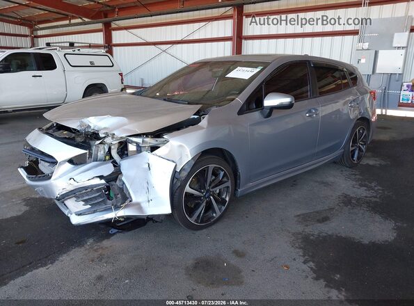 4S3GTAM6XL3722296 2020 SUBARU IMPREZA Серебряный Передняя левая четверть