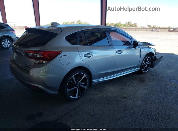 4S3GTAM6XL3722296 2020 SUBARU IMPREZA Серебряный Задняя правая четверть