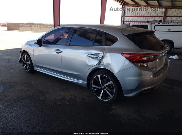 4S3GTAM6XL3722296 2020 SUBARU IMPREZA Серебряный Задняя левая четверть