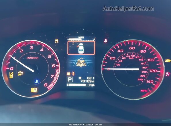 4S3GTAM6XL3722296 2020 SUBARU IMPREZA Серебряный Вид задних сидений