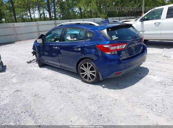 4S3GTAT62H3752000 2017 SUBARU IMPREZA Синий Задняя левая четверть