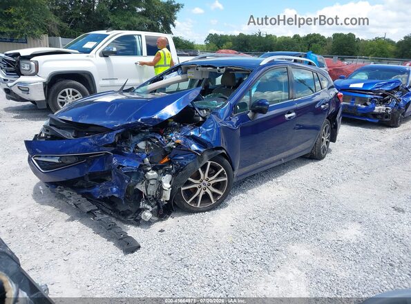 4S3GTAT62H3752000 2017 SUBARU IMPREZA Синий Передняя левая четверть