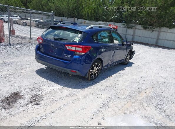 4S3GTAT62H3752000 2017 SUBARU IMPREZA Синий Задняя правая четверть
