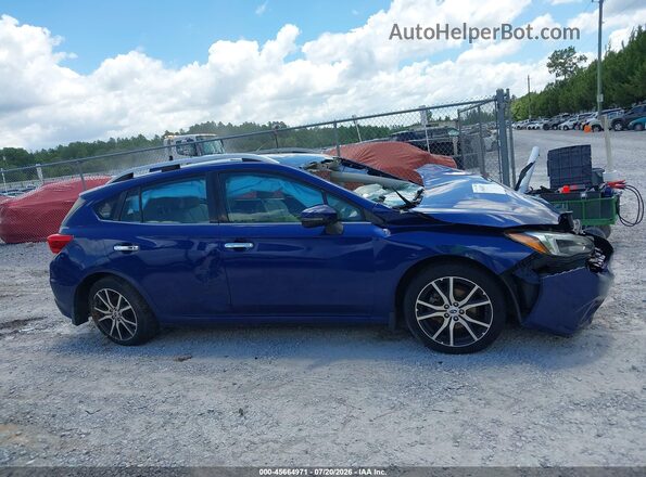 4S3GTAT62H3752000 2017 SUBARU IMPREZA Синий Панорамный вид салона 360°