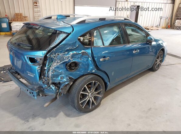 4S3GTAT64H3743220 2017 SUBARU IMPREZA Blue Trasero derecho