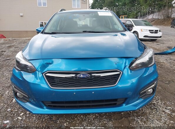 4S3GTAT64J3726455 2018 SUBARU IMPREZA Blue უკანა სალონის ხედი