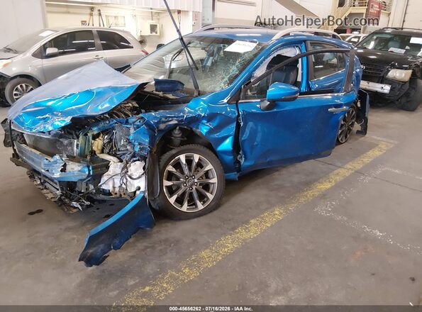 4S3GTAT64L3726880 2020 SUBARU IMPREZA Blue წინა მარცხენა ხედი სამი მეოთხედიდან