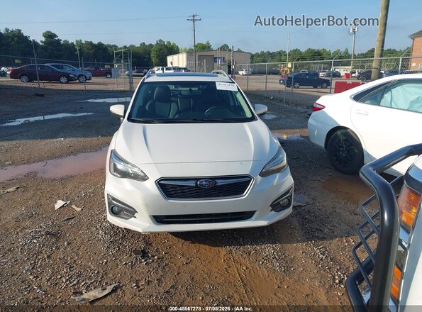 4S3GTAT65H3749897 2017 SUBARU IMPREZA White Вид щитка приладів
