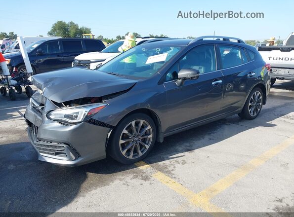 4S3GTAT65M3702380 2021 SUBARU IMPREZA Gray წინა მარცხენა ხედი სამი მეოთხედიდან