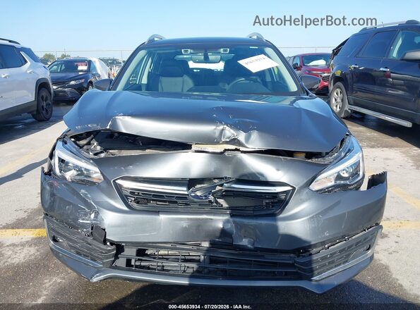4S3GTAT65M3702380 2021 SUBARU IMPREZA Gray უკანა სალონის ხედი