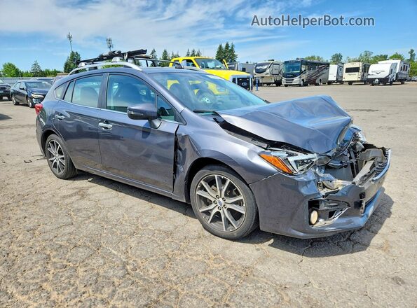 4S3GTAT68J3720321 2018 SUBARU IMPREZA Gray Առջևի աջ