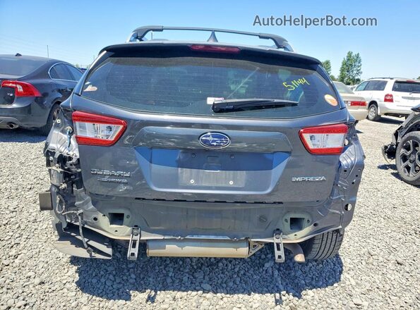 4S3GTAU64K3707484 2019 SUBARU IMPREZA Угольный Вид сзади