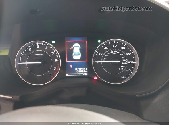 4S3GTAU69H3728548 2017 SUBARU IMPREZA Синий Вид задних сидений