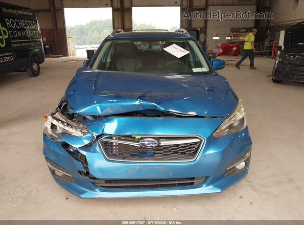 4S3GTAU69H3728548 2017 SUBARU IMPREZA Синий Вид щитка приборов