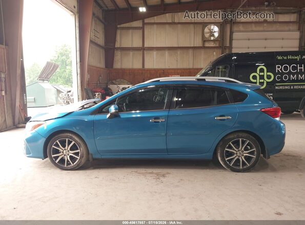 4S3GTAU69H3728548 2017 SUBARU IMPREZA Синий Панорамный вид салона 360°