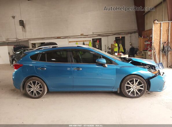 4S3GTAU69H3728548 2017 SUBARU IMPREZA Синий Вид задней части салона