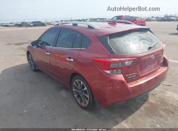 4S3GTAU6XL3723822 2020 SUBARU IMPREZA Red უკანა მარცხენა