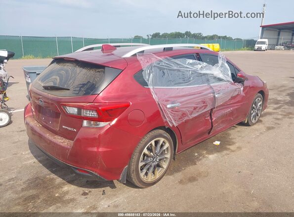 4S3GTAU6XL3723822 2020 SUBARU IMPREZA Red უკანა მარჯვენა