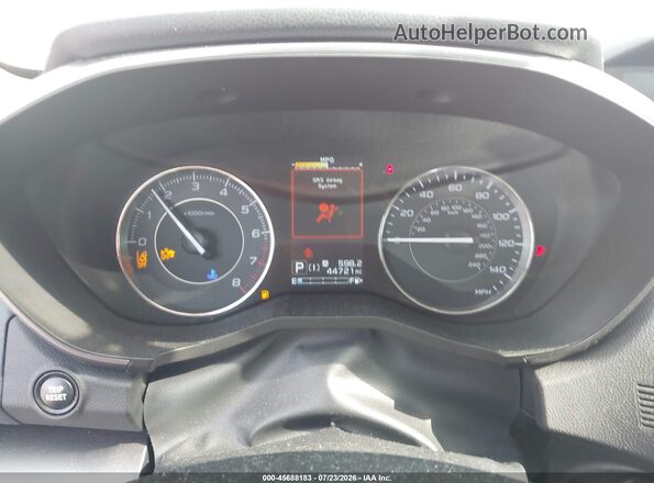 4S3GTAU6XL3723822 2020 SUBARU IMPREZA Red უკანა სავარძლების ხედი