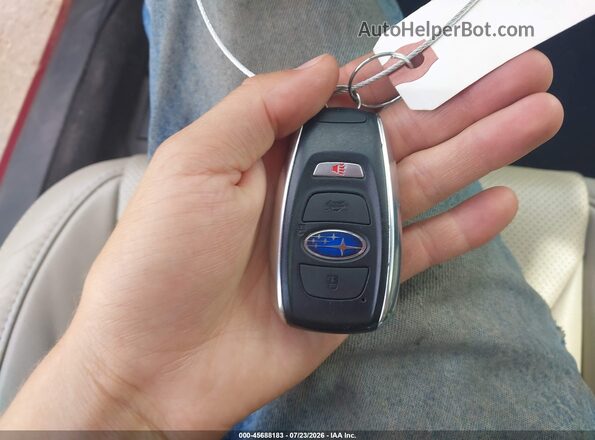 4S3GTAU6XL3723822 2020 SUBARU IMPREZA Red წინა პანელის ხედი