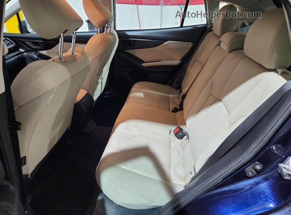 4S3GTAV60L3712052 2020 SUBARU IMPREZA Blue Vista de los asientos traseros