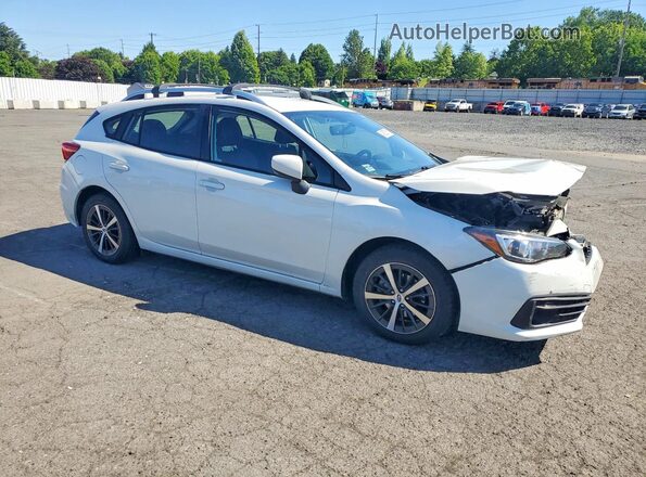4S3GTAV63L3733123 2020 SUBARU IMPREZA White Передня права чверть