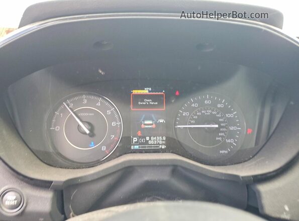 4S3GTAV64P3705191 2023 SUBARU IMPREZA Silver Instrument cluster view