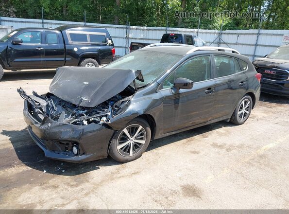 4S3GTAV65M3716759 2021 SUBARU IMPREZA Black Przód lewy