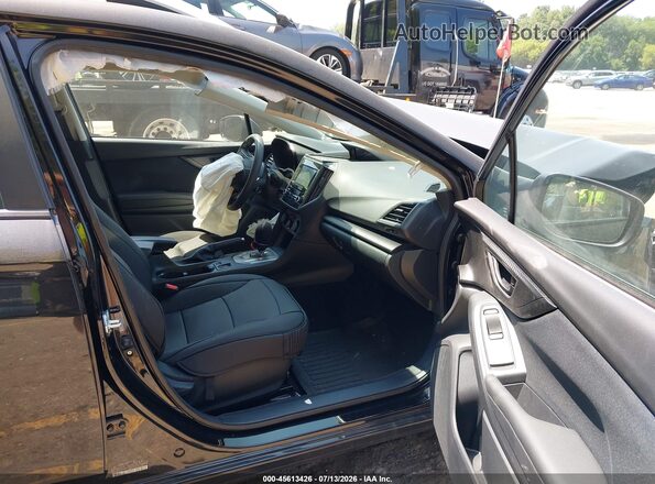 4S3GTAV65M3716759 2021 SUBARU IMPREZA Black Widok wnętrza z przodu
