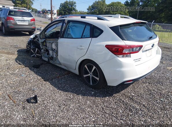 4S3GTAV66N3715640 2022 SUBARU IMPREZA White Trasero izquierdo
