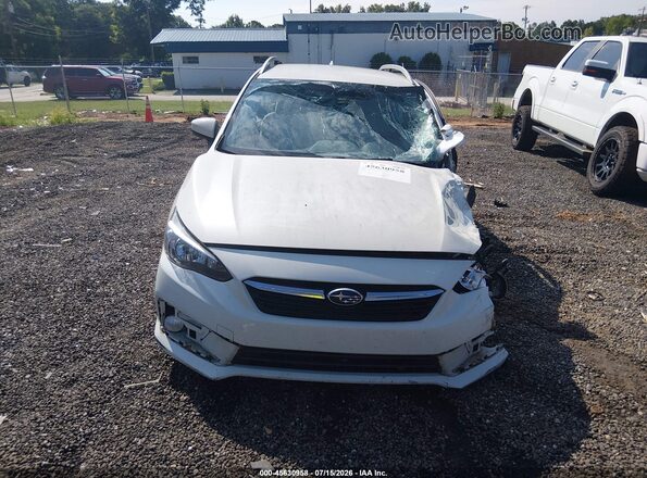 4S3GTAV66N3715640 2022 SUBARU IMPREZA White Vista del cuadro de instrumentos