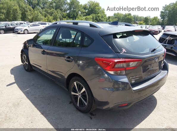 4S3GTAV6XM3705966 2021 SUBARU IMPREZA Gray Rear left