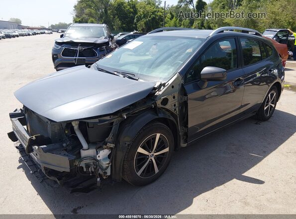 4S3GTAV6XM3705966 2021 SUBARU IMPREZA Gray Front left
