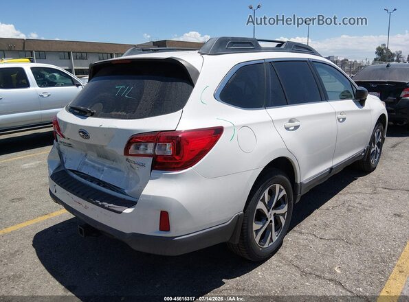 4S4BSAAC0G3311787 2016 SUBARU OUTBACK Белый Задняя правая четверть