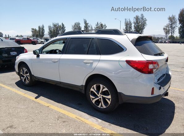 4S4BSAAC0G3311787 2016 SUBARU OUTBACK Белый Задняя левая четверть