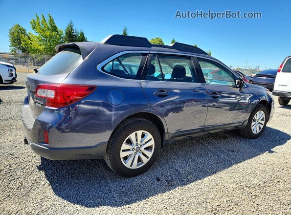 4S4BSAAC1H3338319 2017 SUBARU OUTBACK Blue Trasero derecho