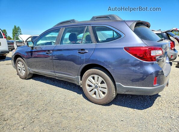 4S4BSAAC1H3338319 2017 SUBARU OUTBACK Blue Trasero izquierdo