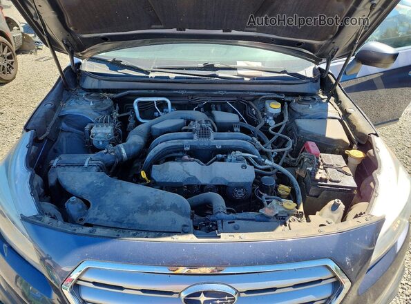 4S4BSAAC1H3338319 2017 SUBARU OUTBACK Blue Vista del compartimento del motor
