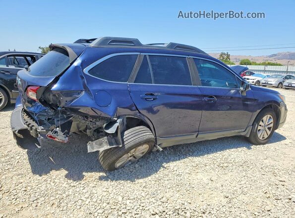 4S4BSAAC1J3211317 2018 SUBARU OUTBACK Blue Trasero derecho
